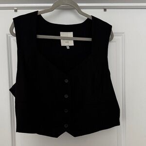 Bagatelle Black Button-Down Top